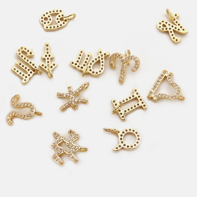 12 žvaigždynų pradinis pakabukas