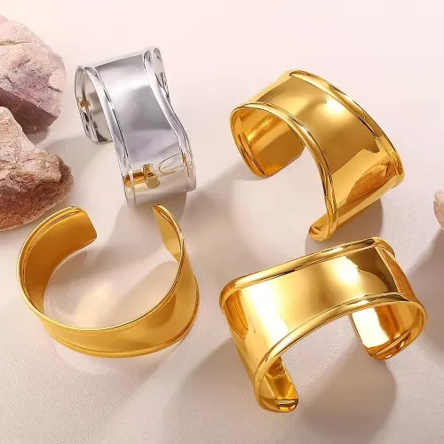 Retro-stiliaus nerūdijančio plieno apyrankės